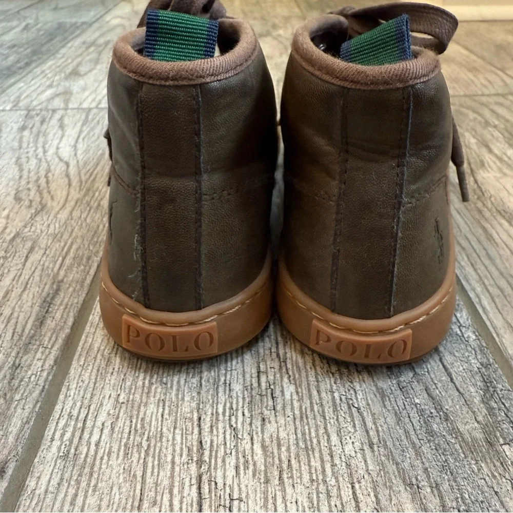 Polo by Ralph Lauren Brown Leather Chukka Boots